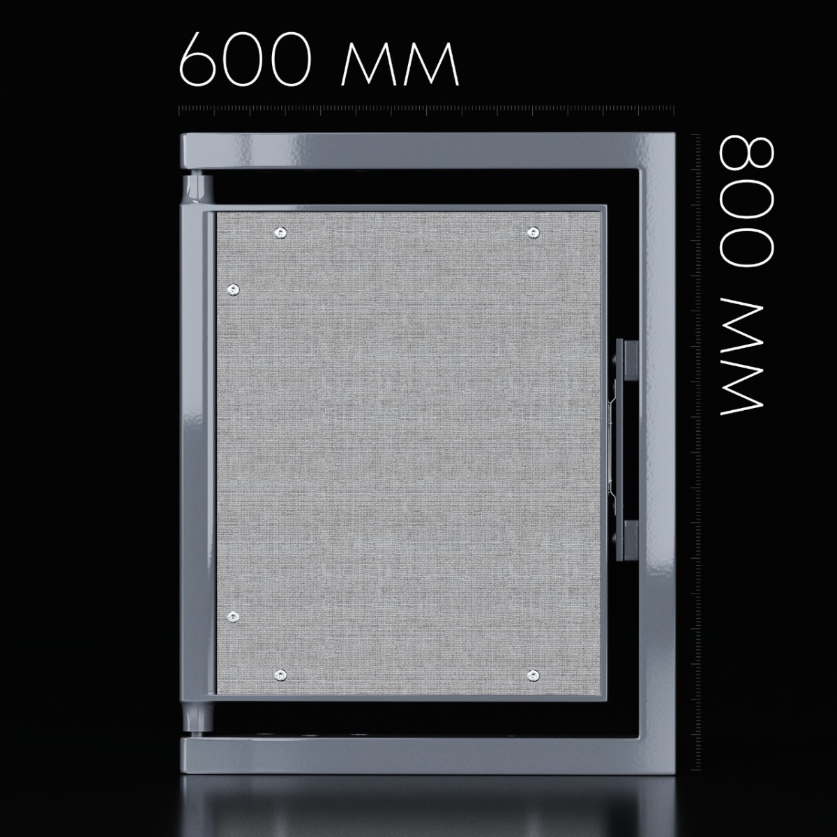 Люк одностворчатый Shagma 60х80 ревизионный под плитку ЛС600x800В 5 Люк одностворчатый Shagma 60х80 ревизионный под плитку ЛС600x800В — изображение 5