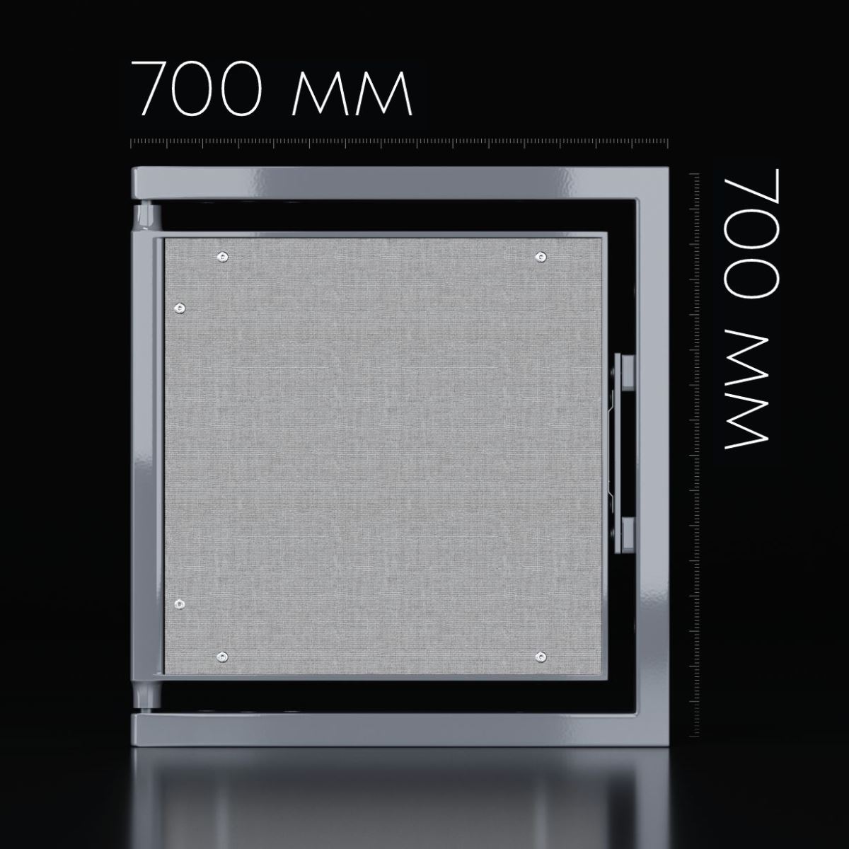 Люк одностворчатый Shagma 70х70 ревизионный под плитку ЛС700x700К 5 Люк одностворчатый Shagma 70х70 ревизионный под плитку ЛС700x700К — изображение 5